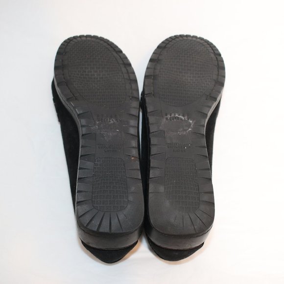 Stuart Weitzman Black Slip-On Loafer Moccasins - Picture 5 of 8